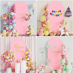 6FT Arch Backdrop Cover Pink Arch Covers Strethy Backdrop, alternate view 5