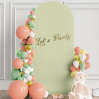 6FT Arch Backdrop Cover Sage Arch Covers Stretchy Backdrop, alternate view 2