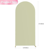6FT Arch Backdrop Cover Sage Arch Covers Stretchy Backdrop, alternate view 3