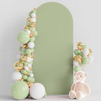 6FT Arch Backdrop Cover Sage Green Arch Covers Stretchy Backdrop