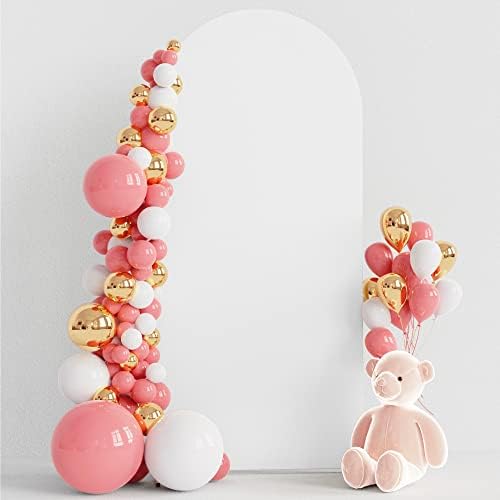 6FT Arch Backdrop Cover White Arch Covers Stretchy Backdrop
