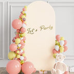 6FT Arch Backdrop Stand and Cover Set, Arch Stand with Beige Cover, alternate view 7