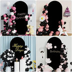 6FT Arch Backdrop Stand and Cover Set, Arch Stand with Black Cover, alternate view 6