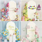 6FT Arch Backdrop Stand and Cover Set, Arch Stand with Ivory Cover, alternate view 6