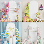 6FT Arch Backdrop Stand and Cover Set, Arch Stand with White Cover, alternate view 5