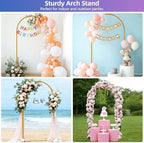 6FT Arch Backdrop Stand Gold, alternate view 3