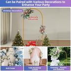 6FT Arch Backdrop Stand Gold, alternate view 5