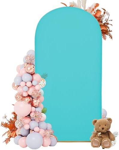 6FT Arch Covers, Blue Arch Backdrop Cover, Cover Only in 6FT in Sky Blue