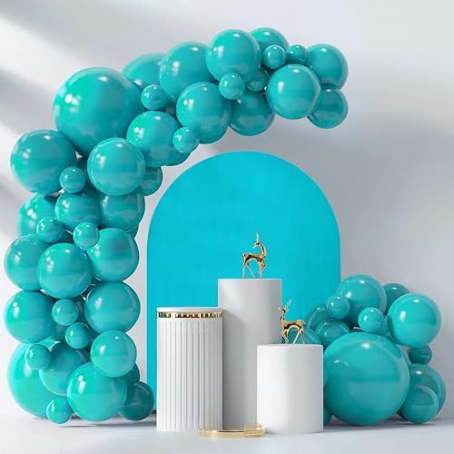 6FT Arch Covers, Blue Arch Backdrop Cover, Cover Only in 6FT in Sky Blue, alternate view 4