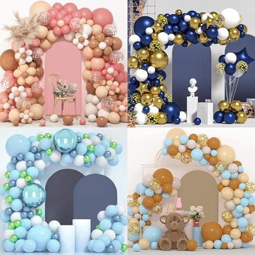 6FT Arch Covers, Blue Arch Backdrop Cover, Cover Only in 6FT in Sky Blue, alternate view 5