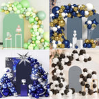 6FT Arch Covers, Dusty Blue Arch Backdrop Cover, Cover Only in 6FT in Dusty Blue, alternate view 5