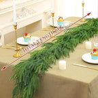 6ft Artificial Christmas Garland - Realistic Faux Pine Garland for Fireplace Mantel, Indoor Outdoor Holiday, alternate view 2