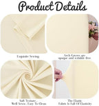 6FT Beige Arch Cover, Stretchy Arch Backdrop Cover in 6FT in Beige, alternate view 6