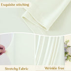 6ft Draped Arch Covers Ivory Wedding Arch Backdrop Cover Arch Covers Stretchy Backdrop Ivory Photo Booth Spandex, alternate