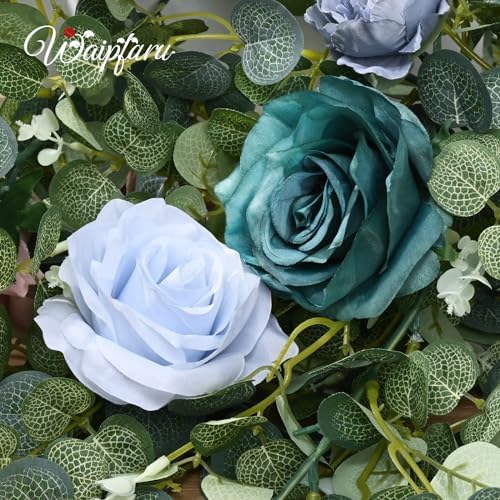 6Ft Eucalyptus Garland with Flowers, Flower Garland Decorations, alternate view 4
