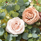 6Ft Fall Garland Decor, 2 Pack Eucalyptus Flower Garland for Table, alternate view 5