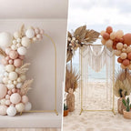 6FT Metal Arch Backdrop Stand, Gold Balloon Arch Stand, alternate view 6