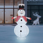 6FT Snowman Outdoor Christmas Decorations with 190 LED Lights, Lighted Snowman with Top Hat + Vest + Glove for, alternate