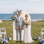 6FT Wedding Arch Backdrop Cover, Ivory Spandex Arch Stand Cover, alternate view 5