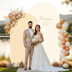 6FT Wedding Arch Backdrop Cover, Stretchy Arch Covers Round Top Chiara Backdrop Cover for Wedding Birthday Party, alternate