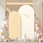 6FT Wedding Arch Backdrop Cover, Stretchy Arch Covers Round Top Chiara Backdrop Cover for Wedding Birthday Party, alternate
