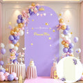 6FT Wedding Arch Backdrop Cover, Stretchy Arch Covers Round Top Chiara Backdrop Cover for Wedding Birthday Party