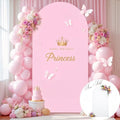 6FT Wedding Arch Backdrop Cover, Stretchy Arch Covers Round Top Chiara Backdrop Cover for Wedding Birthday Party