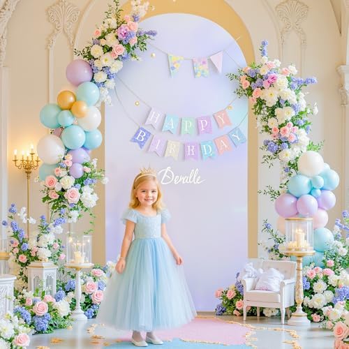 6FT Wedding Arch Backdrop Cover, Stretchy Arch Covers Round Top Chiara Backdrop Cover for Wedding Birthday Party, alternate