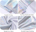 6FT Wedding Arch Backdrop Cover, Stretchy Arch Covers Round Top Chiara Backdrop Cover for Wedding Birthday Party, alternate