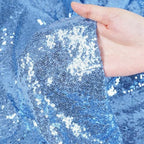 6FT x 8FT Sequin Photography Backdrop Curtain for Party Decoration, Baby Blue in 6x8 ft in Baby Blue, alternate view 4