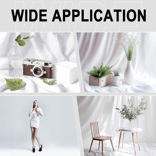 6FTx9FT White Backdrop Background for Photography Photoshoot, alternate view 5