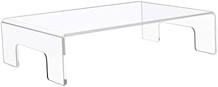 6mm Thickness Clear Acrylic Display Riser with Tray Handles in Clear