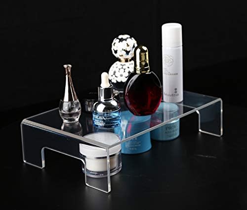6mm Thickness Clear Acrylic Display Riser with Tray Handles in Clear, alternate view 7