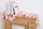 6PC 35.4FT Cherry Blossom Flowers Garland Vine for Decoration, alternate view 4