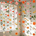 6Pcs 36Ft Wildflower Garland with Bow Hanging Flower Wall Backdrop