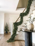 6PCS 9FT Christmas Cedar Garland Realistic Thick Soft Christmas Decorations
