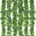 6Pcs Artificial Monstera Leaf Vines 5.6Ft Greenery Garland