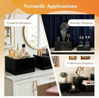 6Pcs Black Buffet Risers, Food Display Risers for Buffet Table Display Stand Shelf for Party Catering Dessert, alternate view