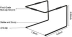 6PCS Black Metal Pizza Stands for Tables- Pizza Pan Riser Rack Holder- Food Display Riser Stands for Party, alternate view 2