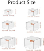6PCS Buffet Risers, Acrylic Food Risers for Buffet Table, Nesting Risers Display Stand Shelf for Party Catering, alternate
