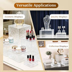 6pcs Buffet Risers, Dessert Table Display Set, Cake Ttand, Wave Transparent Buffet Risers, Acrylic Boxes For, alternate view