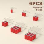6Pcs Buffet Risers, Food Risers for Buffet Table, Clear Acrylic Box in Clear, alternate view 3