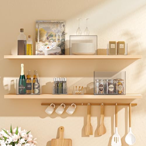 6Pcs Buffet Risers, Food Risers for Buffet Table, Clear Acrylic Box in Clear, alternate view 6