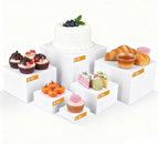 6PCS Buffet Risers, Large Food Risers for Buffet Table, Dessert Table Display Set, Food Stands for Display