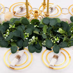 6Pcs Eucalyptus Garland, 6FT Green Flower Garland Decor, Artificial Faux Eucalyptus Leaves Greenery Vines for, alternate view