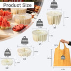6Pcs Foldable Buffet Risers, Food Risers Display Stands For Party in White, alternate view 2