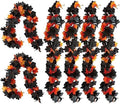 6PCS Premium Artificial Fall Garland - 5.6Ft Autumn Maple Leaf Vines for Thanksgiving & Halloween Decor, Door