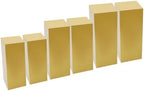 6Pcs Square Display Pedestal Stands Set for Party, Metal Display Stand Plinth Pillars, Cake Stands Pillars for, alternate