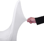6pcs Stretch Spandex Chair Cover for Wedding Party Dining Banquet Event (White, 6) in White, alternate view 6