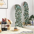 6Pcs x 8.2FT Artificial Flower Garland Floral Rose Vine Decor, Blue Flower, alternate view 2